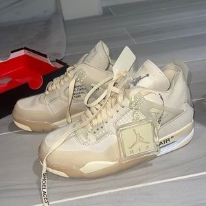 Off white Jordan 4 sail woman’s 7
